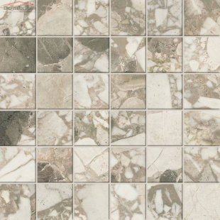 Керамогранит Atlas Concorde Forte dei Marmi Ceppo ap. cream mosaic lapp (30x30х0,9) арт.610110001058 лаппатированный